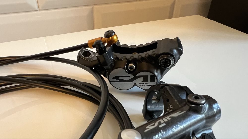 Shimano Saint Br-M820 tarcze 203 (Magura MT7 hope title indystry nine)