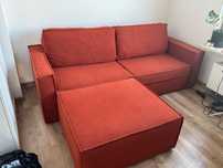 Sofa METIS 3 osobowa z pufą AGATA MEBLE