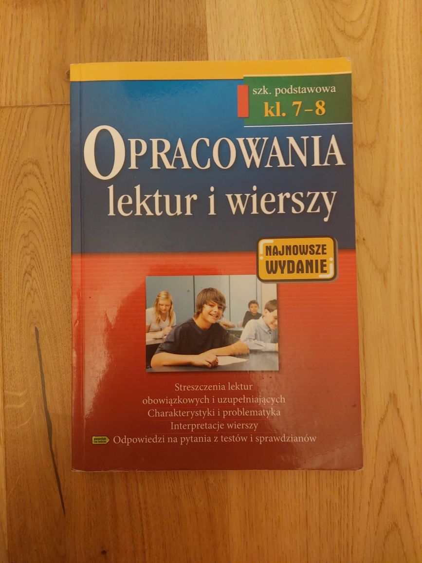 Opracowania lektur I wierszy GREG jak nowe