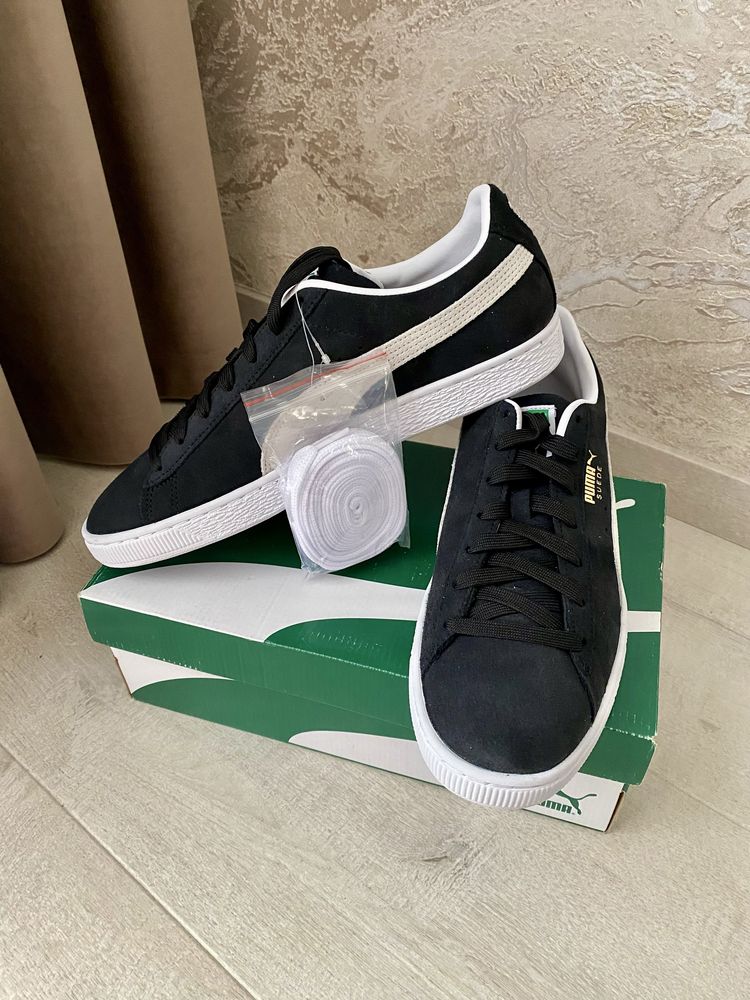 ОРИГІНАЛ Puma Suede Classic XXL чорні чоловічі кросівки 44.5 розмір