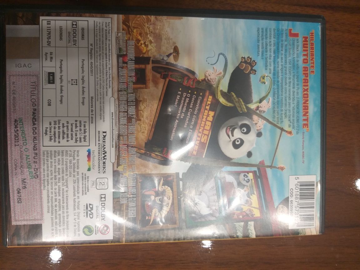 Panda Kong FU dvd