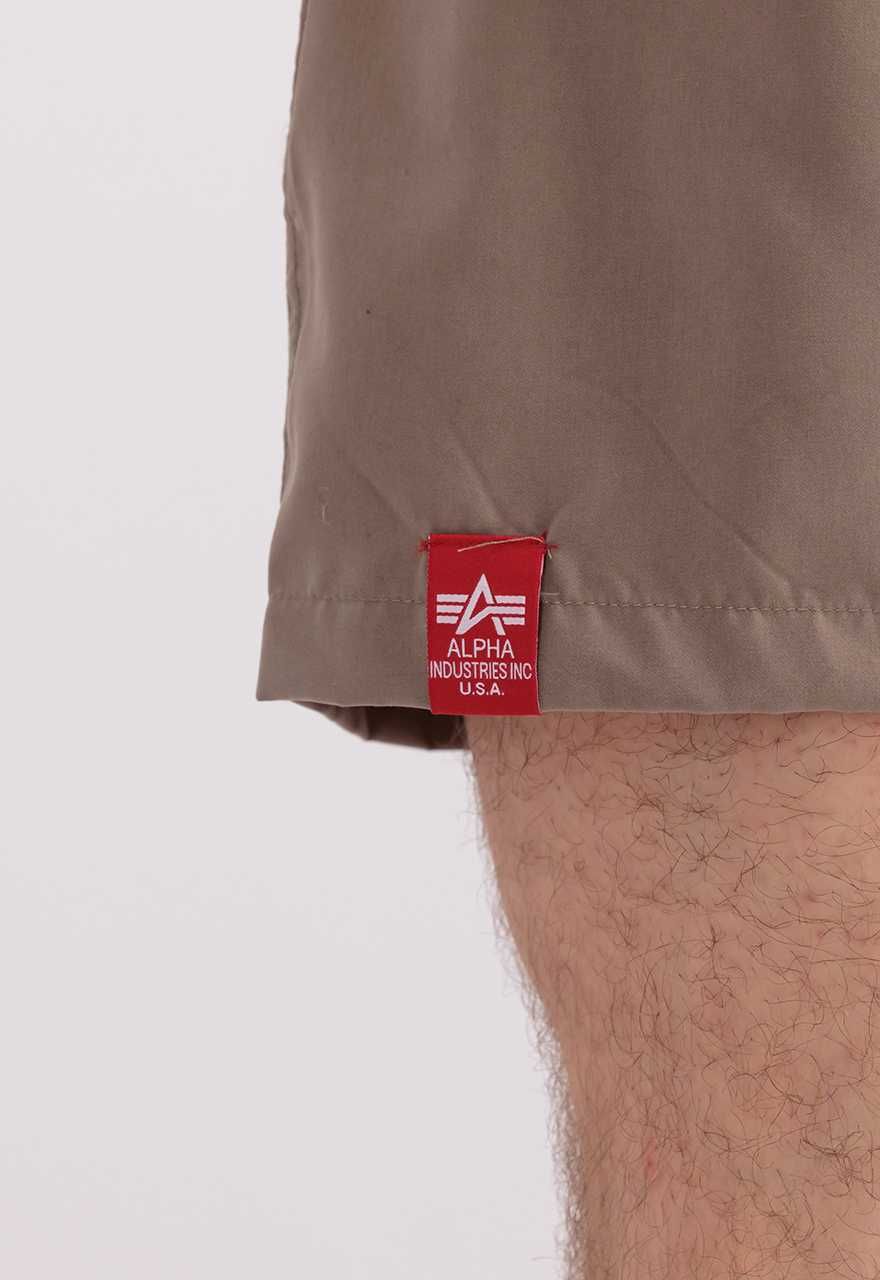 Alpha Industries Szorty do pływania AOP oliwkowe