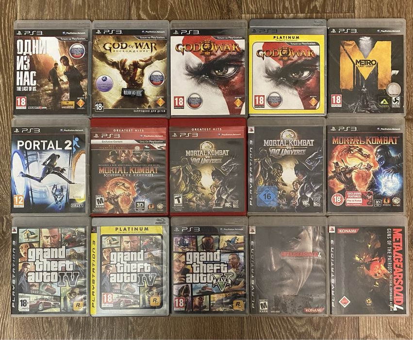 Диски Sony playstation 3 ps3 лицензия