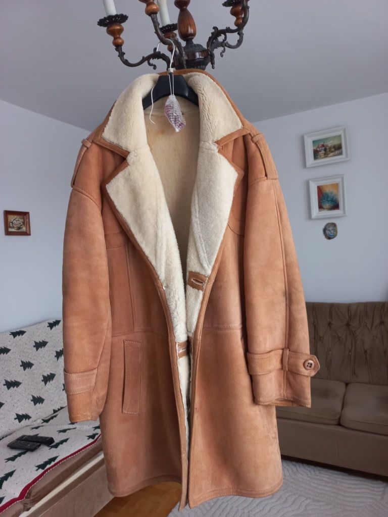 Kozuch meski naturalny piekny rozmiar XL