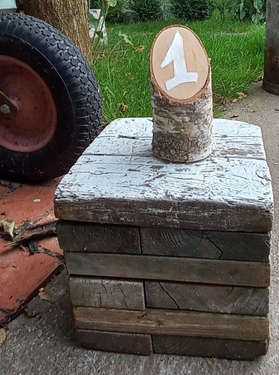 Dekoracje ślubne/weselne - numeracja stołów