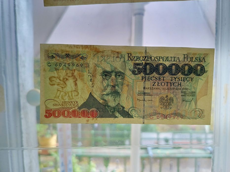500 000 zł 1993 seria G!