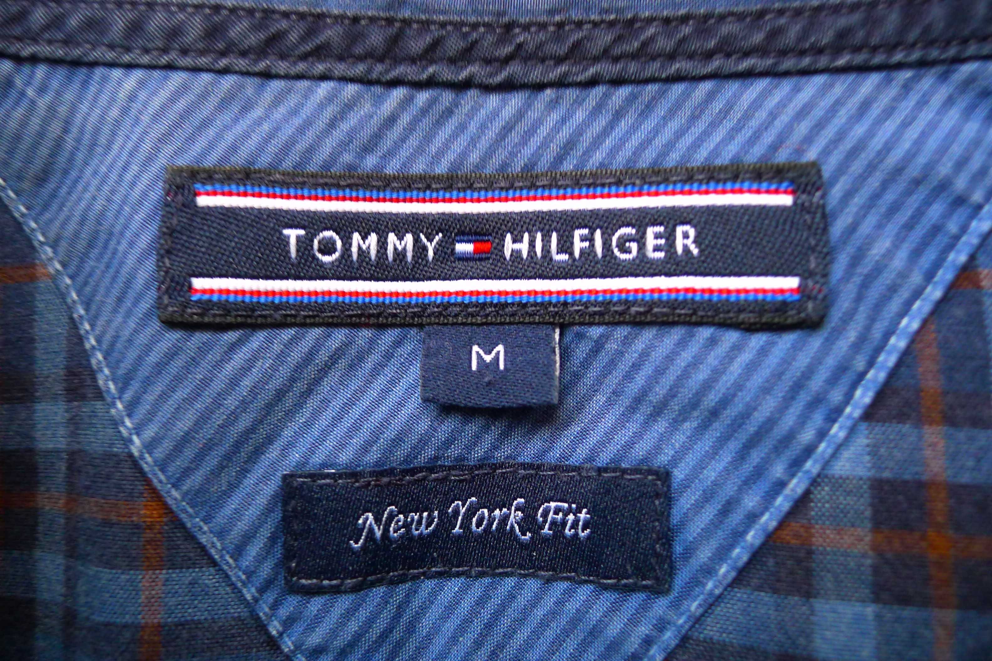 koszula TOMMY HILFIGER New York Fit r. M  kratka - okazja