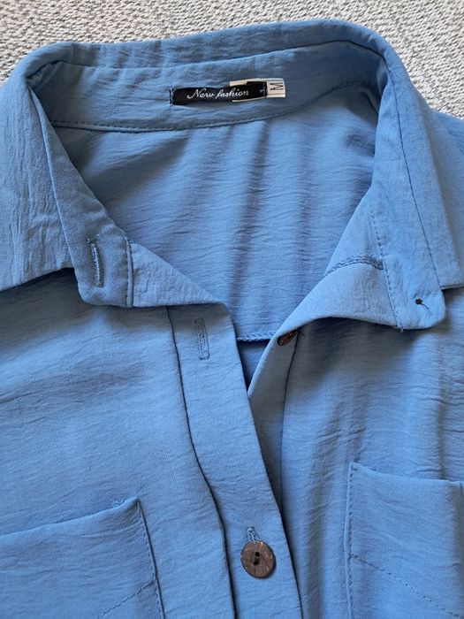 Сукня-сорочка блакитна