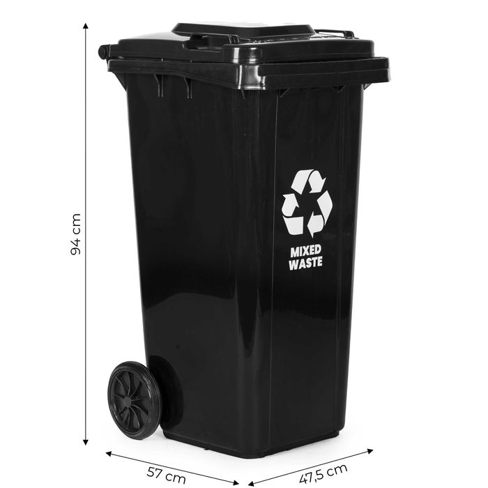 Kosz na śmieci pojemnik 120L kubeł śmietnik # MO-120G różne modele