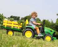 Ciągnik traktor JOHN DEERE elektryczny na akumulator dla dzieci 330W!!