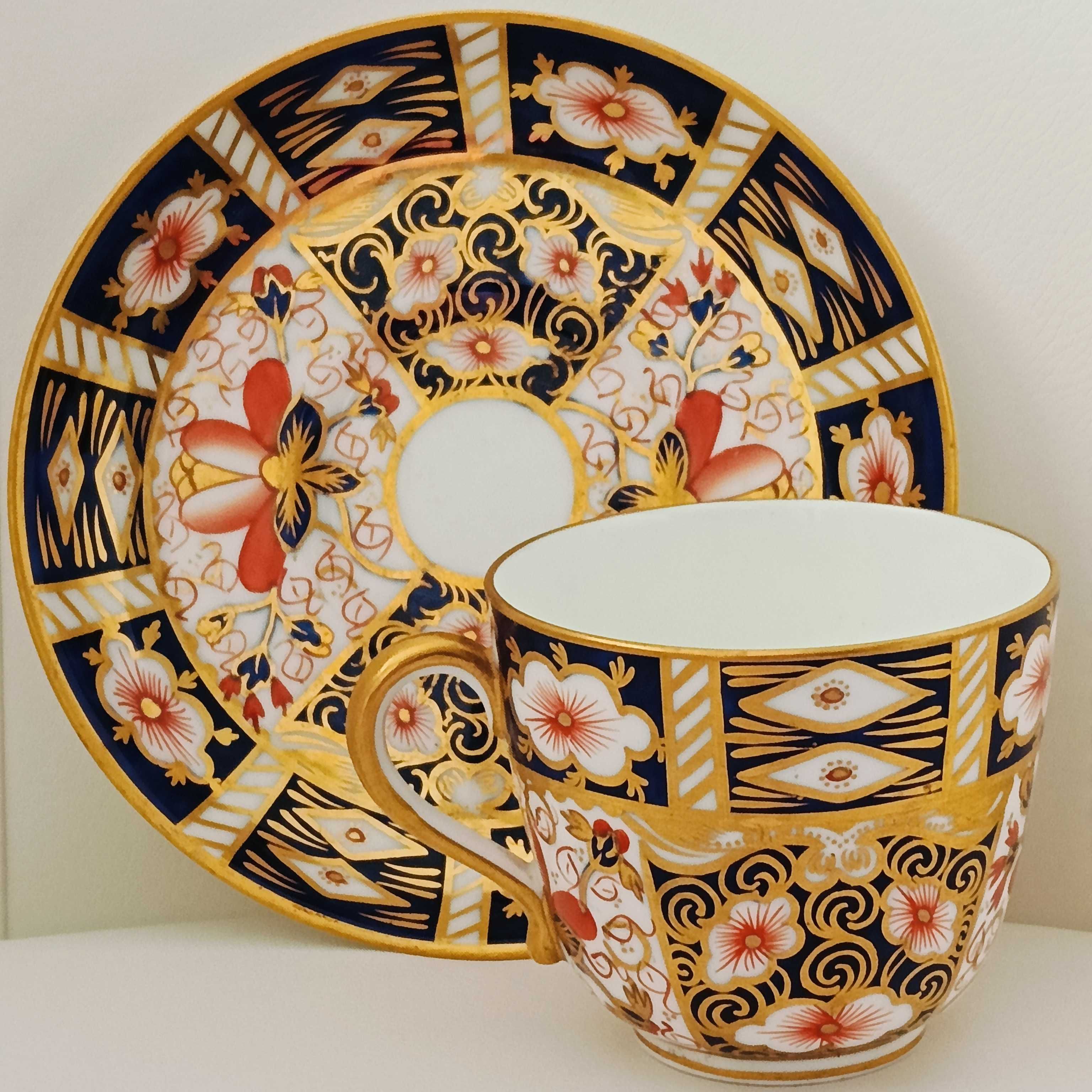 **KULTOWA**porcelana filiżanka Royal Crown Derby 1920+
