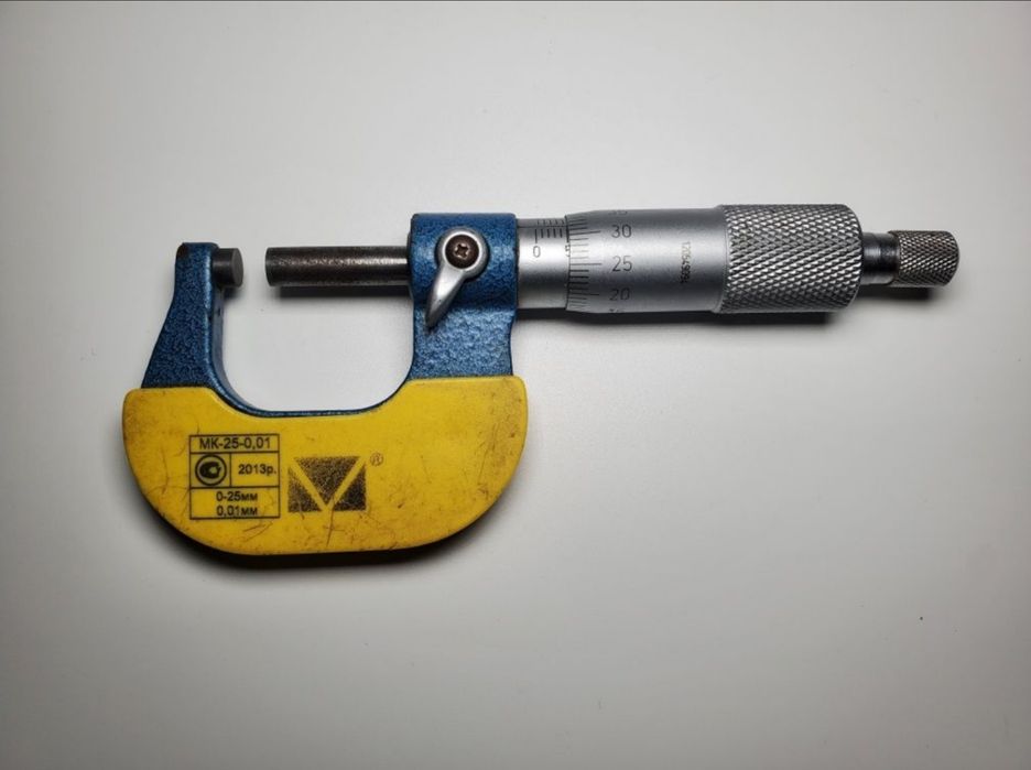 Мікрометр гладкий МК-25 0,01 кл.2 (калібровка ISO 17025) Мікротех®