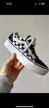 Sneakersy trampki Vans Old Skool szachownica na platformie sznurowane