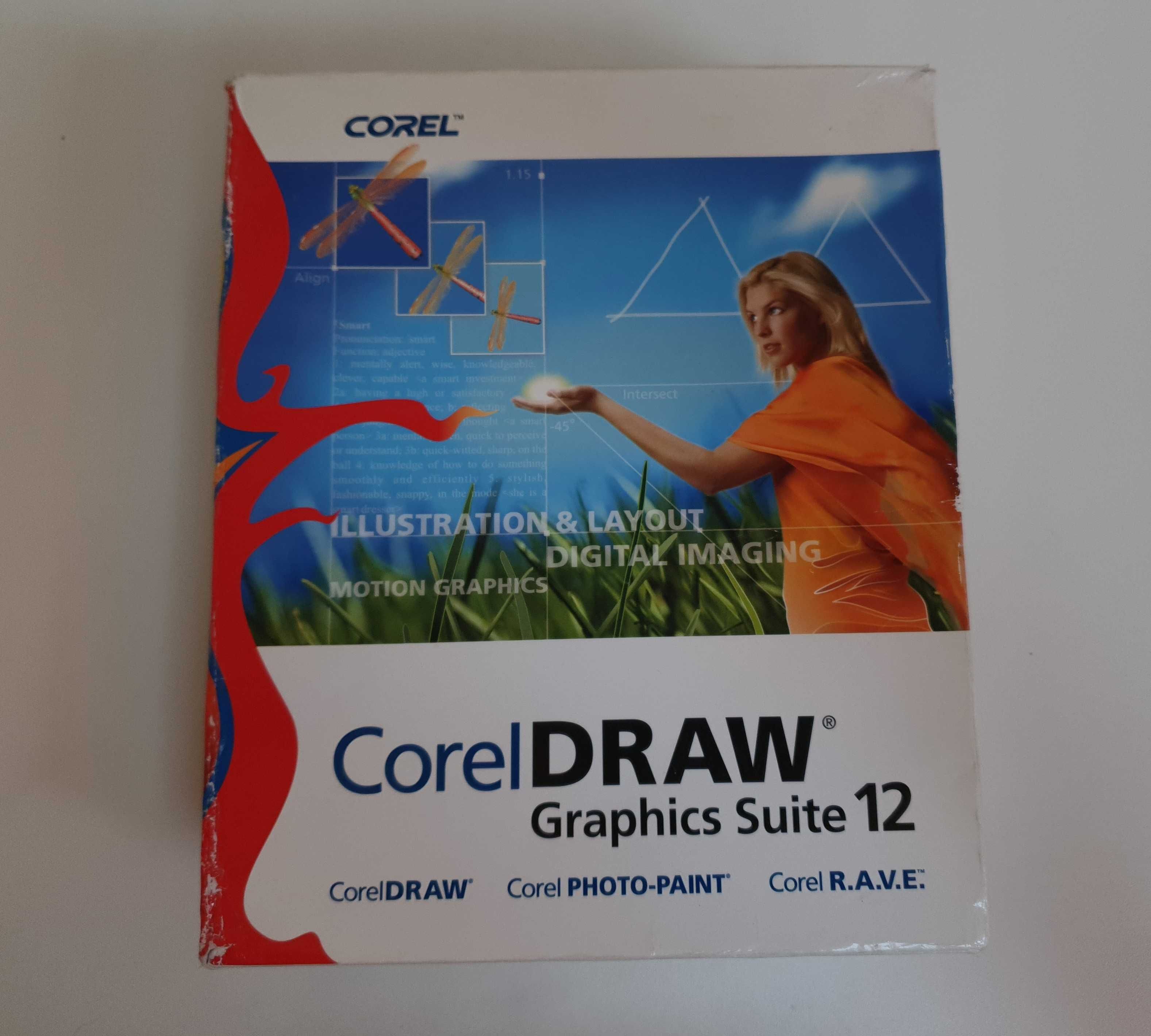Oryginalny program graficzny CorelDraw Graphics Suite 12 BOX
