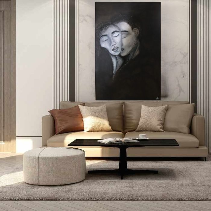 Obraz nowoczesny 90x120 intymność