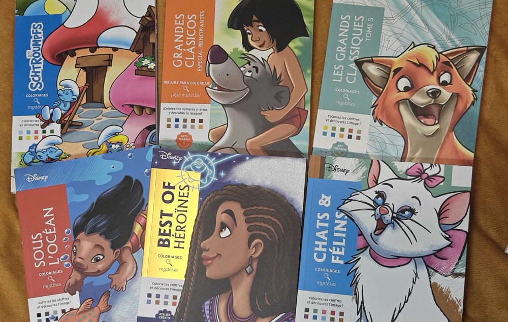 Є дефекти! Оригінальні розмальовки по номерам від Hachette Disney