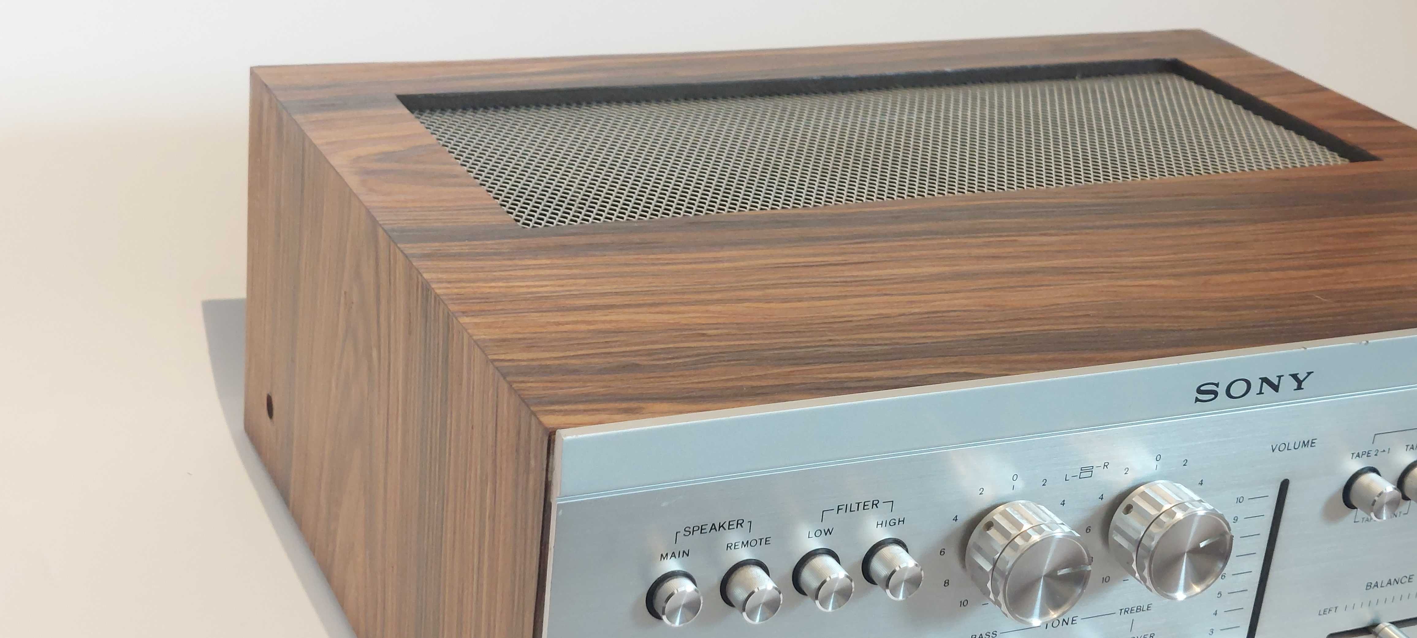 Wzmacniacz SONY TA1150 vintage fornir