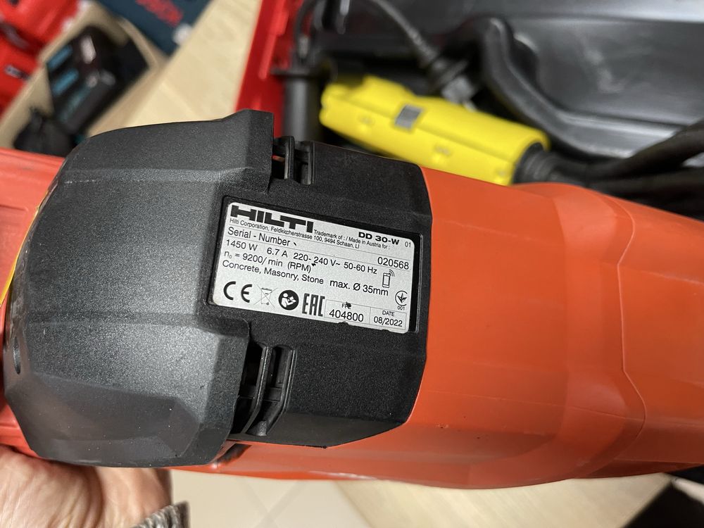 Hilti DD 30-W / бурова установка Хілті для анкерів та арматури