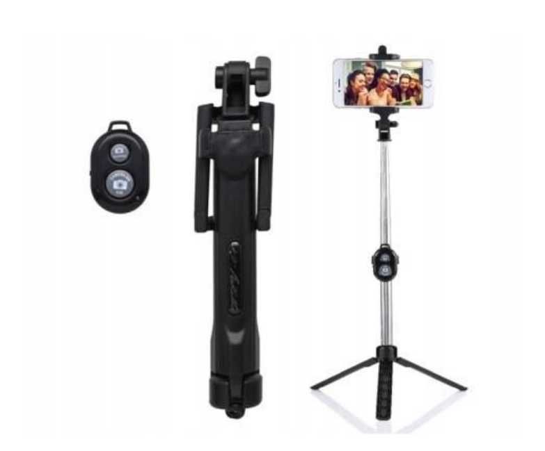 Uchwyt Selfie Stick Statyw Do Telefonu Z Pilotem Bluetooth