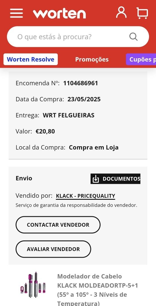 Secador de cabelo 5 em 1
