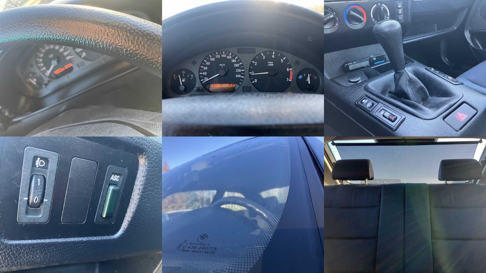 BMW 316 Farngrün Metallic Klimatyzacja ASC 4 x Air Bag Roleta 152096km