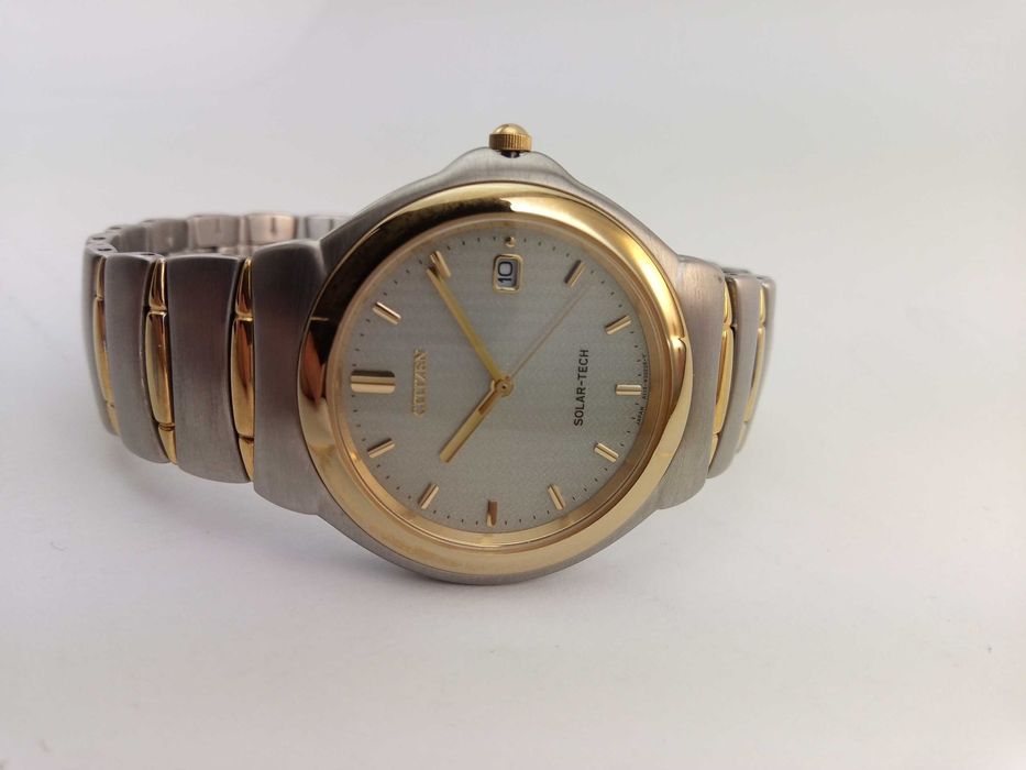 Японские мужские часы Citizen Eco-Drive AP8124-53P, сапфир, годинник