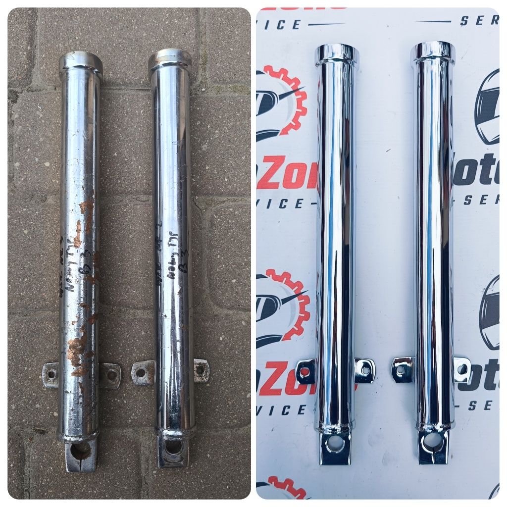 Chromowanie elementów motocyklowych MZ ETZ ES Jaskółka WSK B1 B3 Jawa