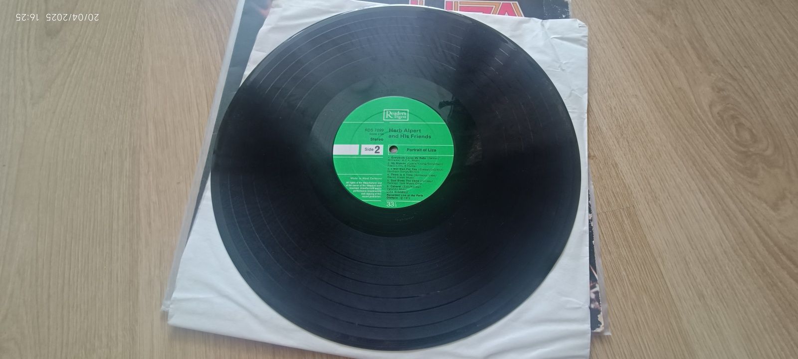 Herb Alpert "Portrait Of Liza" em Vinil