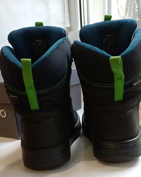 Ecco 32 рр зимові чоботи зимние ботинки 21 см