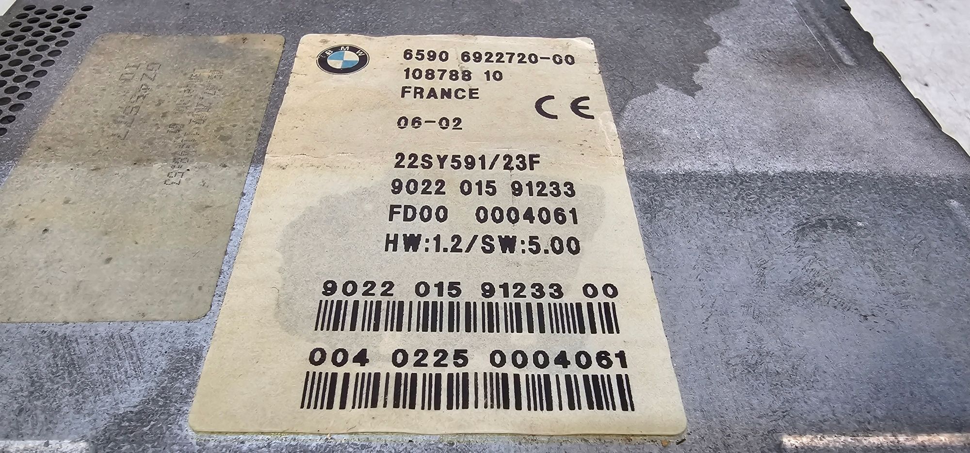 Bmw E38 E39 E46 X5 E53 Moduł Czytnik Płyt Nawigacji Mk3 Navi Cd Gps 6922720