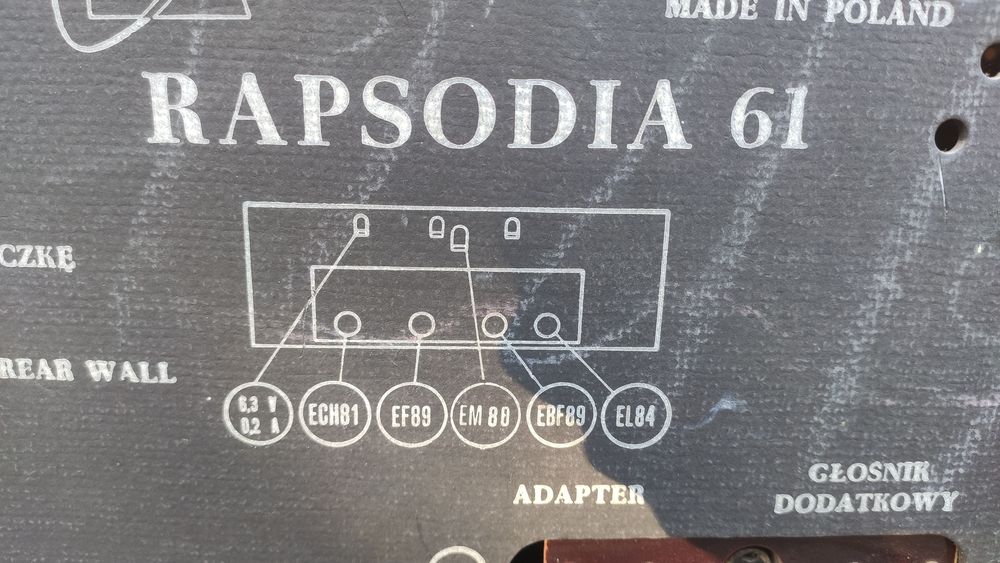Radio lampowe Rapsodia-61