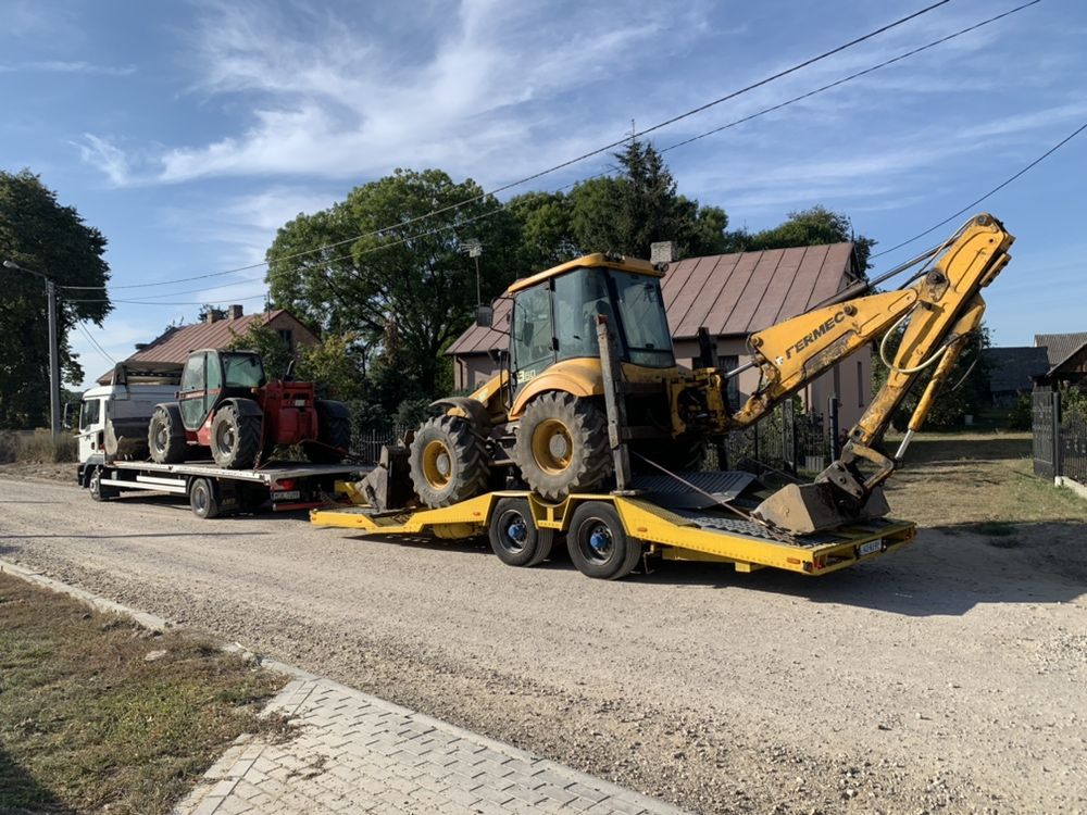 Auto Laweta Transport Ciągników Maszyn Rolniczych Koparek Ładowarek