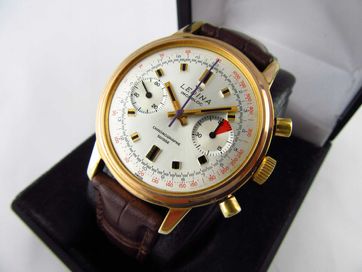 szwajcarski zegarek vintage Ledina Valjoux 7733