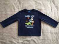 Granatowa polarowa bluza Disney 98 - 104 myszka Mickey Miki jak nowa