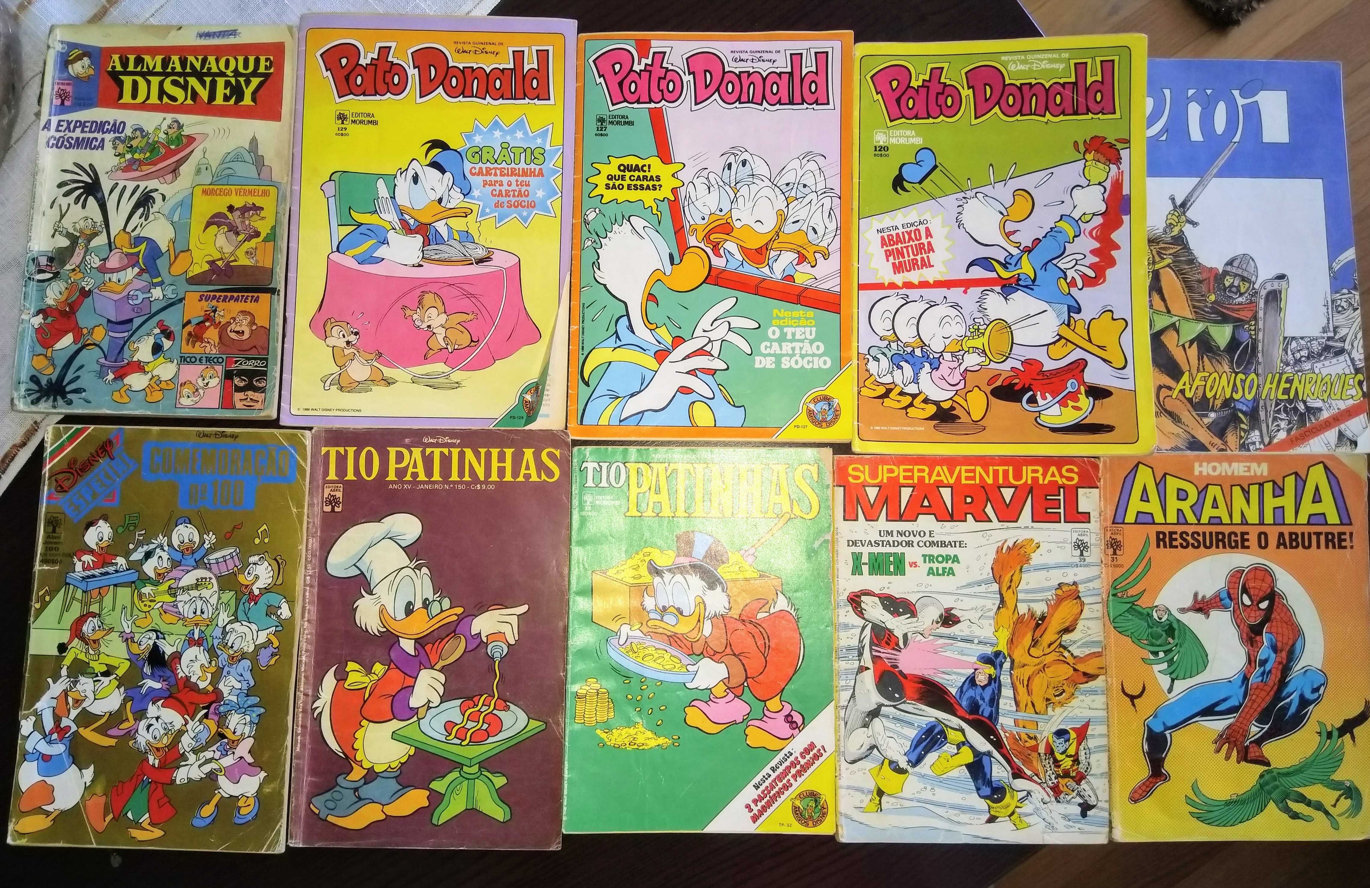 Livros Banda desenhada Disney - Marvel - Vintage