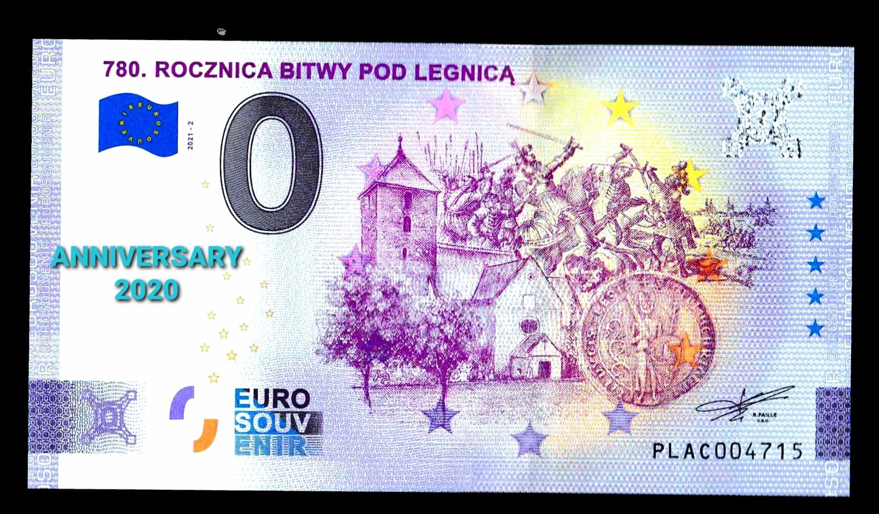 0 euro Rocznica bitwy pod Legnica Anniversary