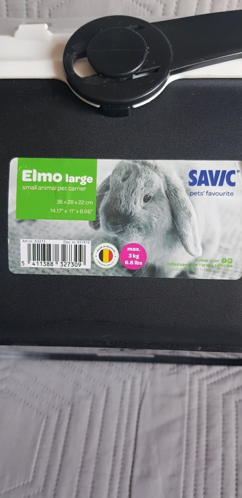 Transporter Savic dla królików gryzoni ELMO Large