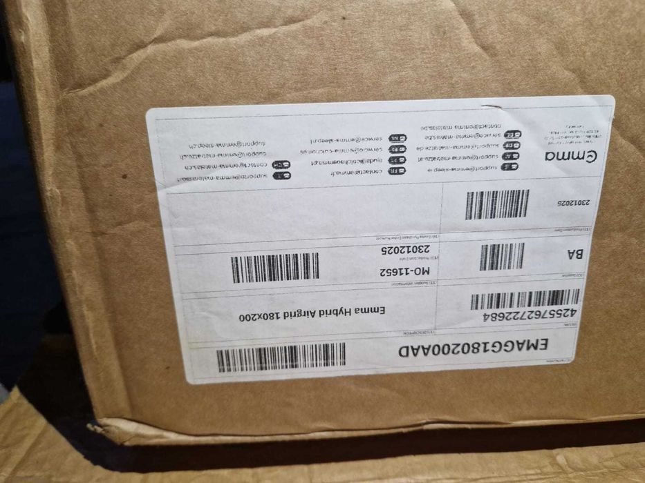 Colchão Emma Hybrid Airgrid 180x200 - NOVO POR ABRIR