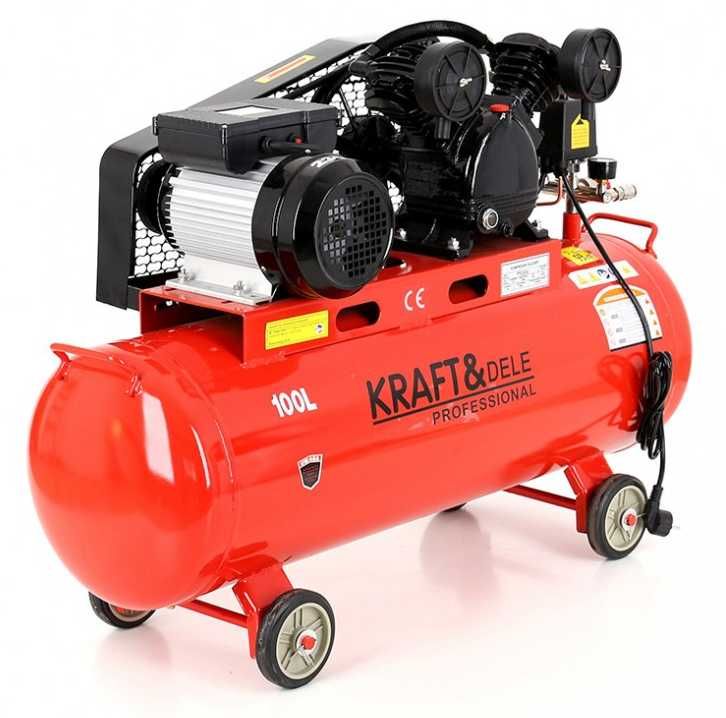 KOMPRESOR OLEJOWY sprężarka 100L 3,8KM 230V 12BAR KD402