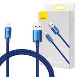 Kabel 1.2m Baseus Crystal przewód USB do Lightning iPhone 2.4A