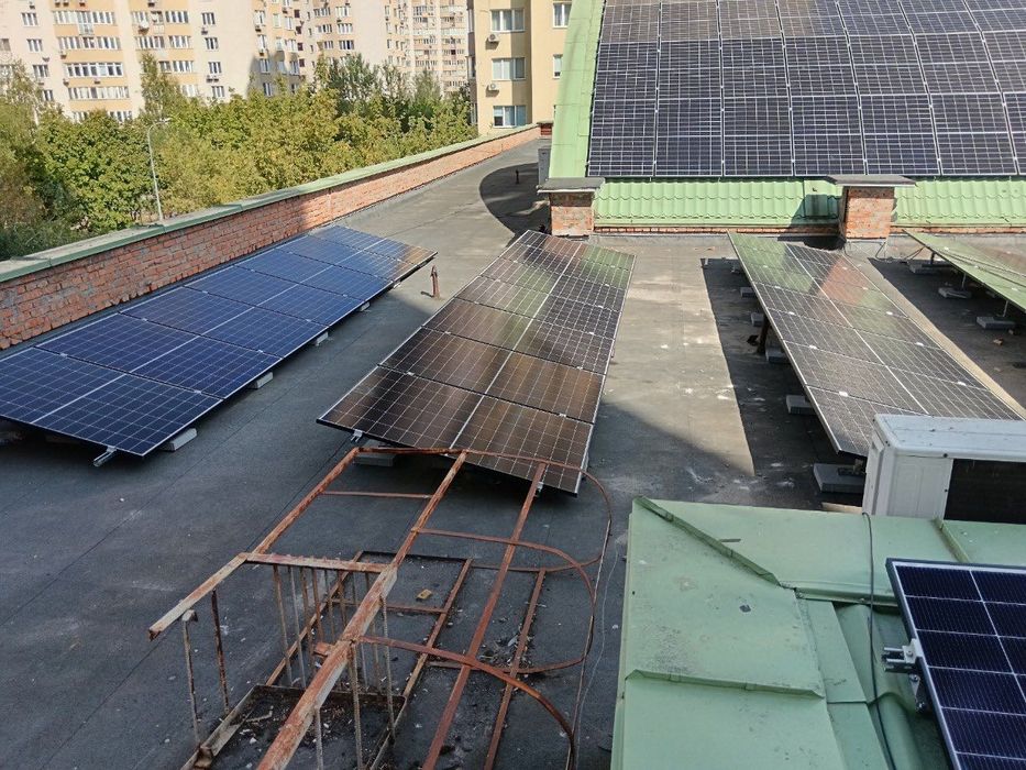монтаж сонячних панелей електростанцій краща ціна все в наявності