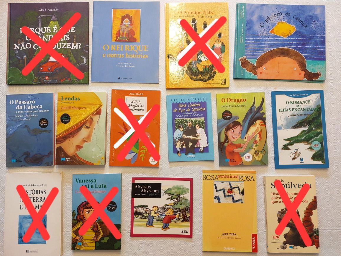 Livros PNL e outros - da pré-escolar ao 9º ano de escolaridade