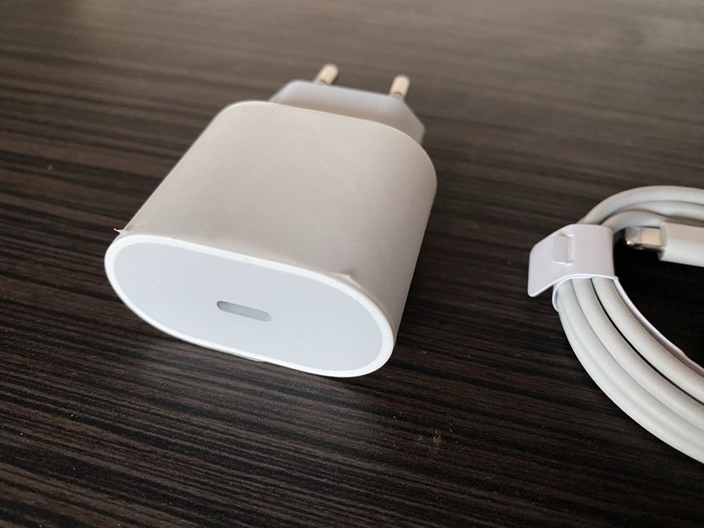 Szybka ładowarka do iPhone. Zasilacz 20w + kabel USB c - Lightning 1 m