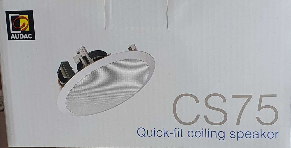 Colunas de encastrar da marca AUDAC, CS-75, novas em caixa