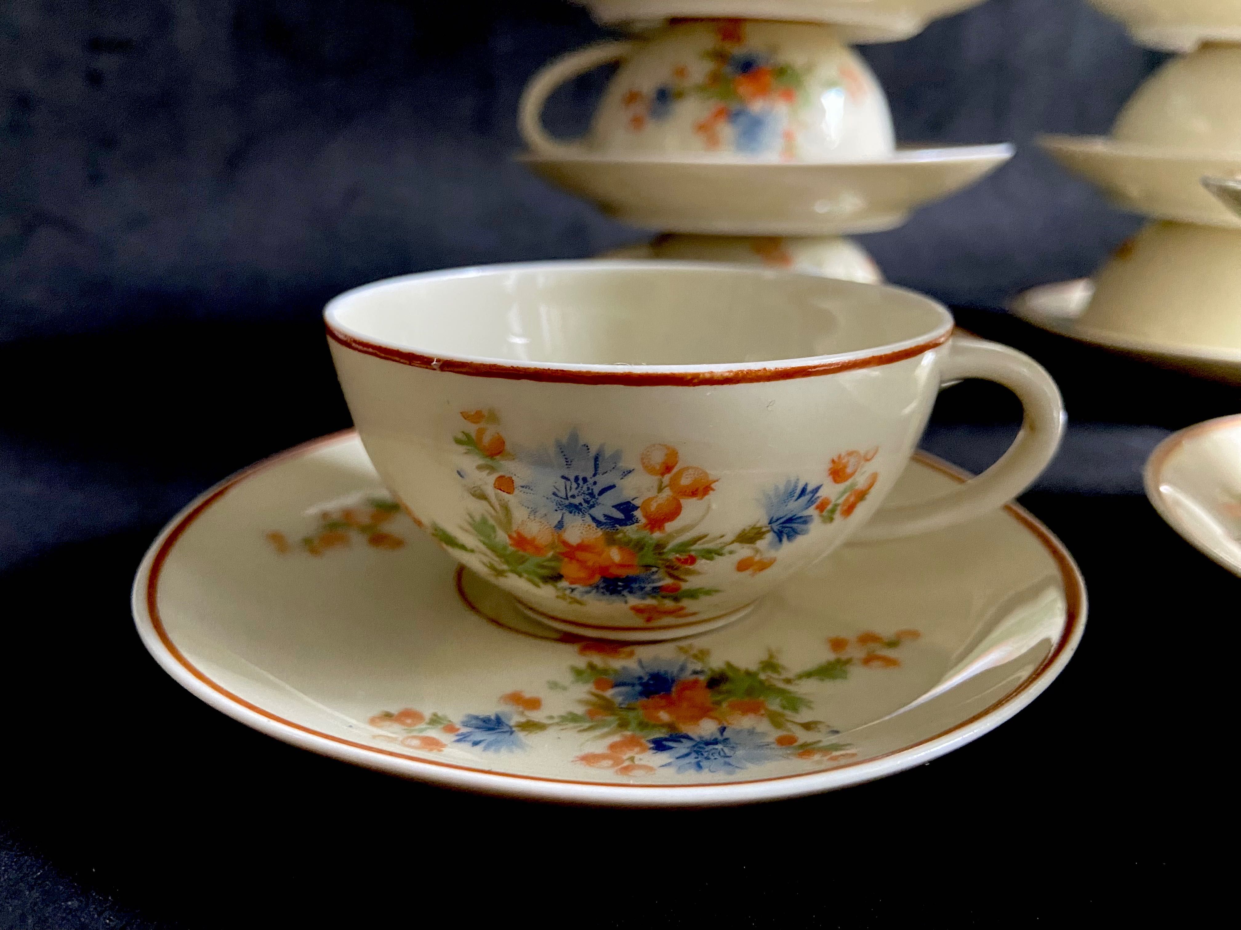 Serviço de café art déco Vista Alegre