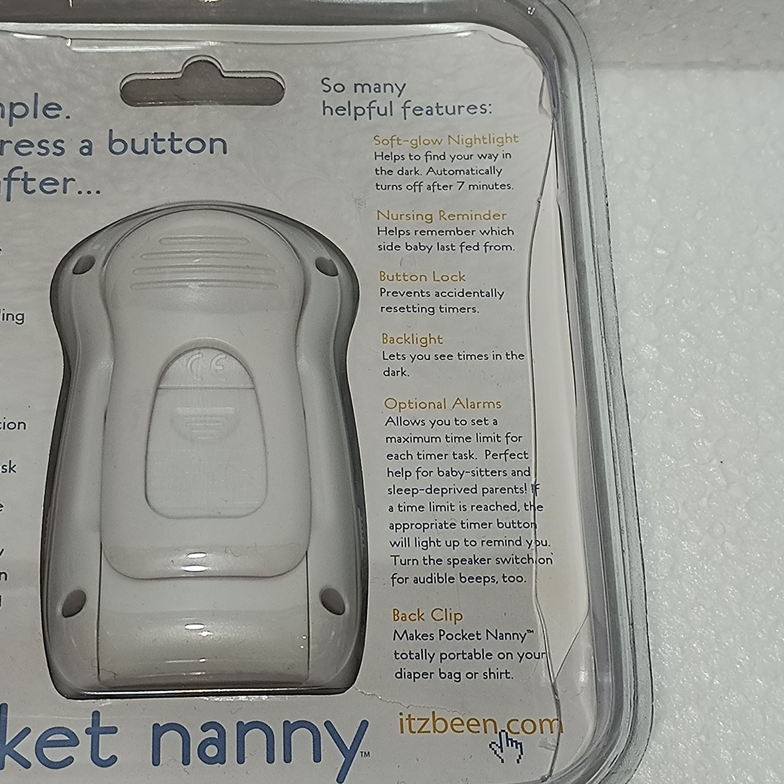 Itzbeen Pocket Nanny Baby Care Temporizador Alarm Lembrete Alimentação