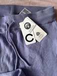 Spodnie dresowe 100% merino Cubus prazek xs/s/M fiolet liliowe