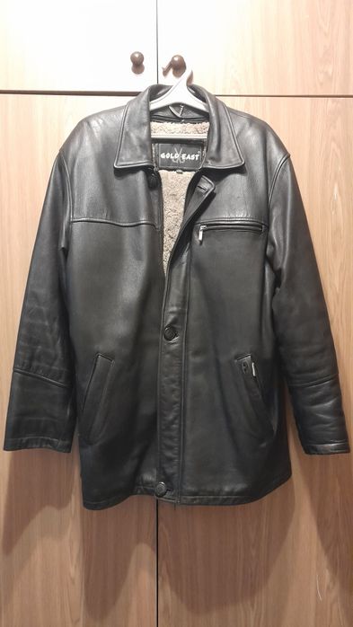 Куртка кожана зимова чоловіча
