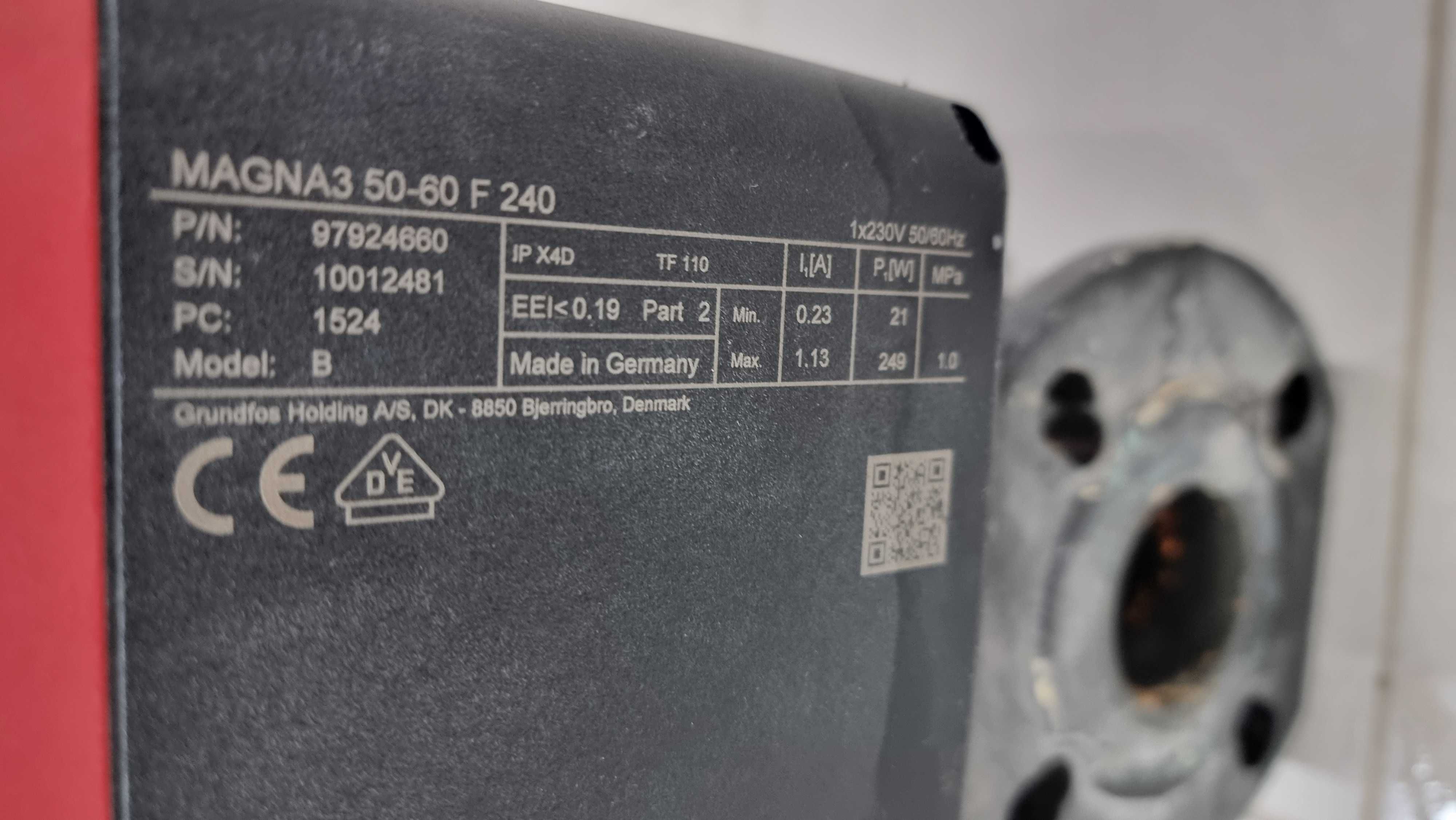 Pompa GRUNDFOS MAGNA3 50-60 F 240. Jak nowa