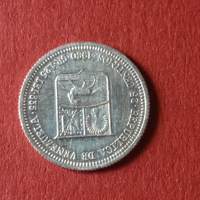 moeda prata venezuela bolivar